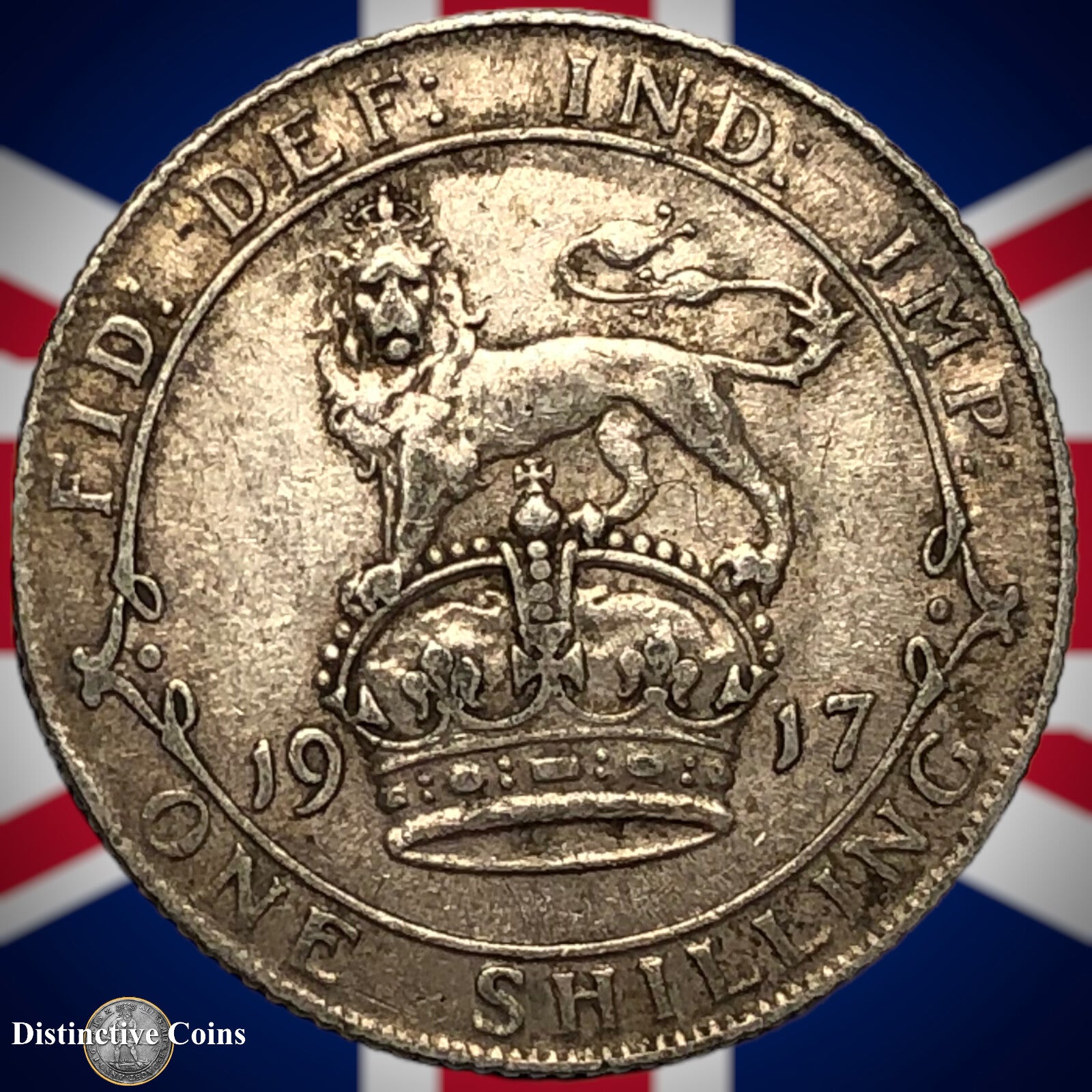 Great Britain 1917 One Shilling GB0988