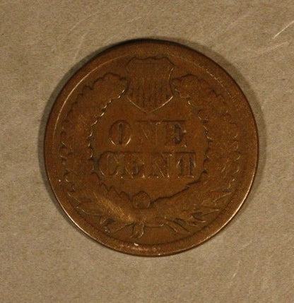 1866 US Indian Head Cent Heavy Circulated            