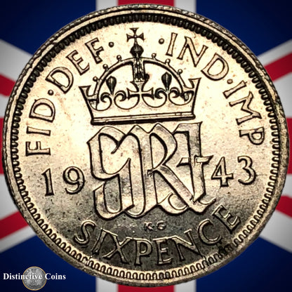 Great Britain 1943 Six Pence GB1733