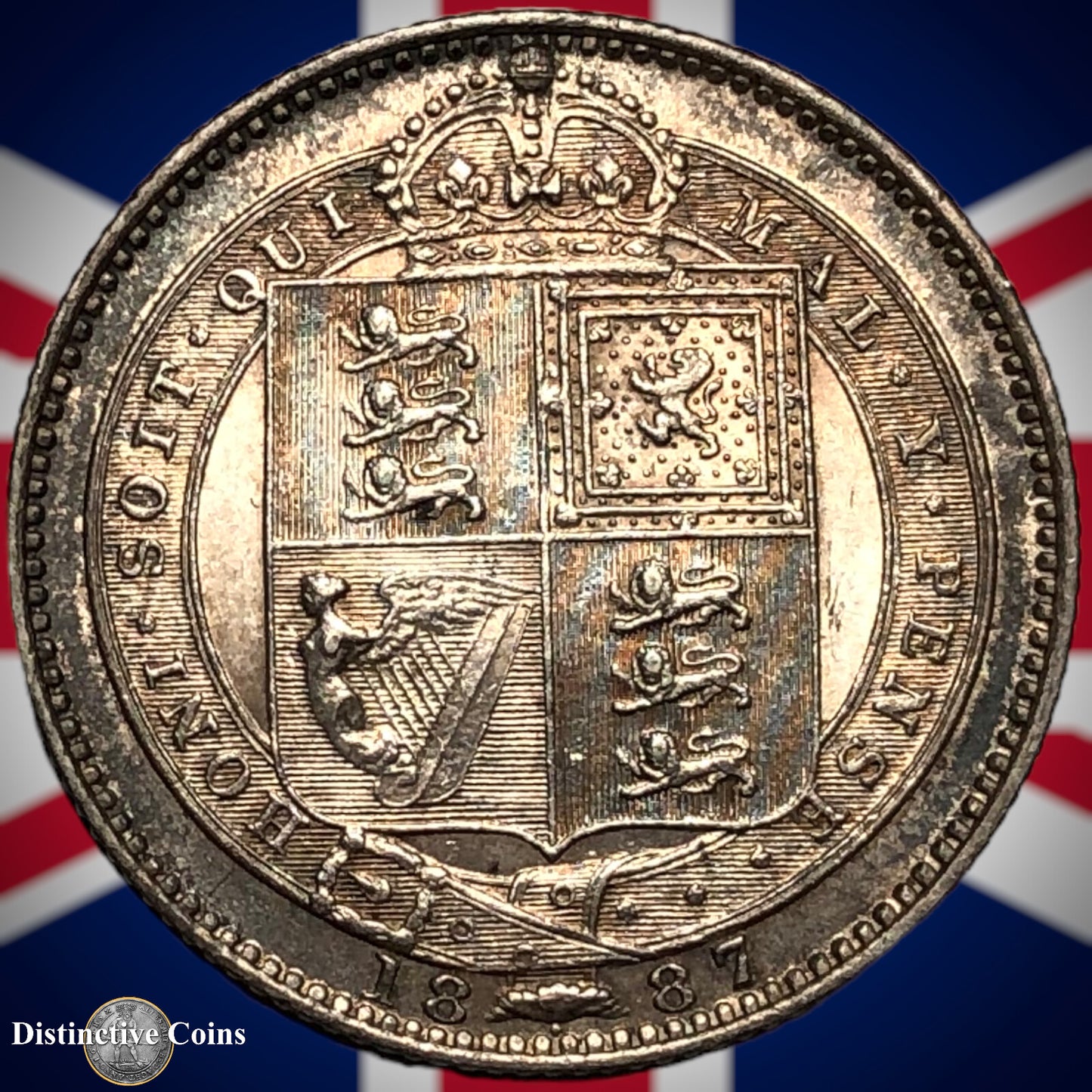 Great Britain 1887 British One Shilling GB0501