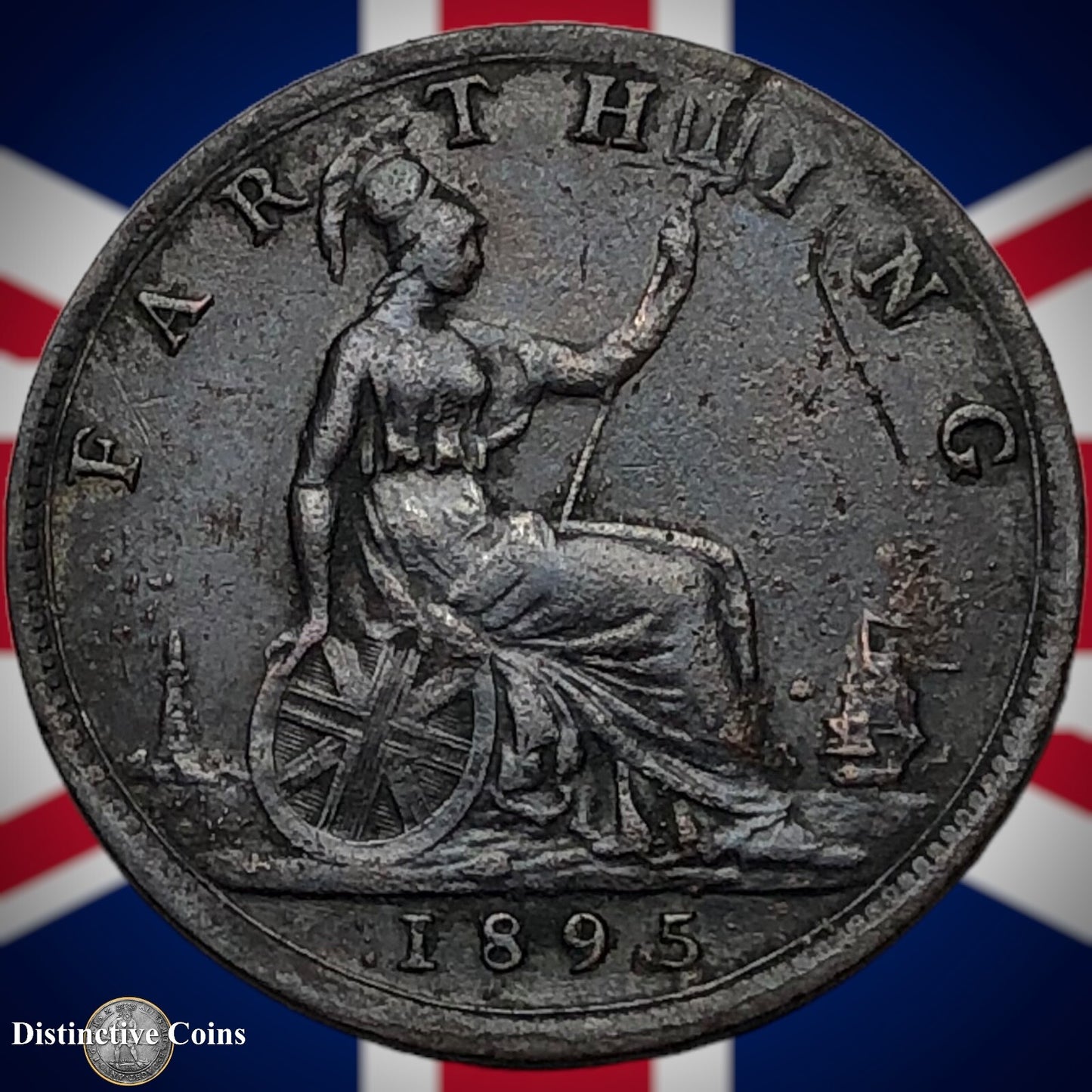 Great Britain 1895 Farthing 1/4d GB4402