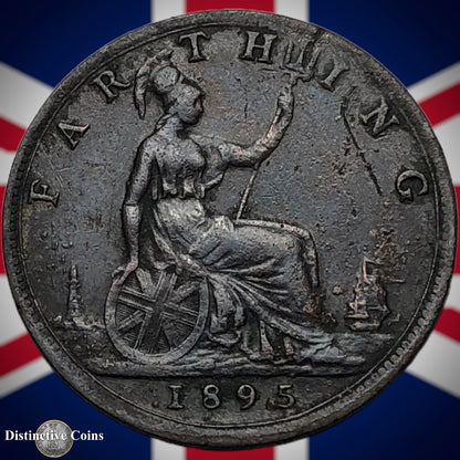 Great Britain 1895 Farthing 1/4d GB4402