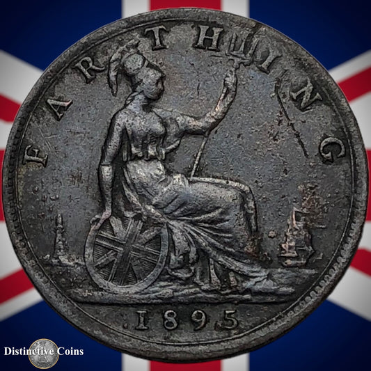 Great Britain 1895 Farthing 1/4d GB4402