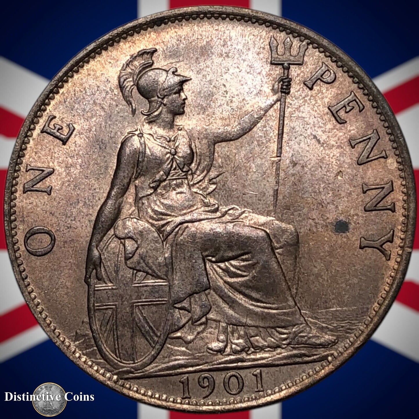 Great Britain 1901 Penny 1d GB6665