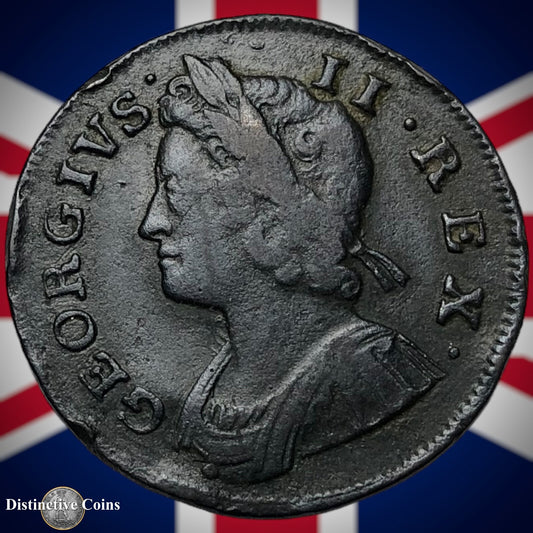 Great Britain 1739 Half Penny 1/2d GB5077