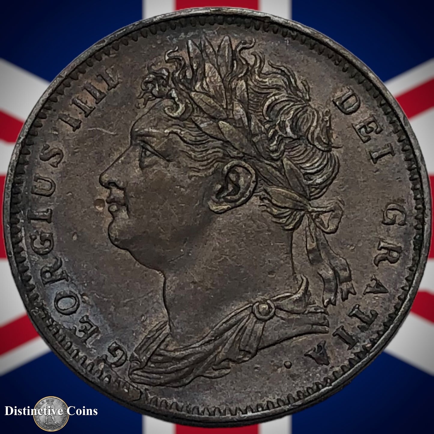 Great Britain 1822 Farthing 1/4d GB3254