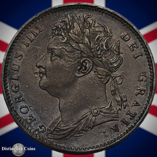 Great Britain 1822 Farthing 1/4d GB3254