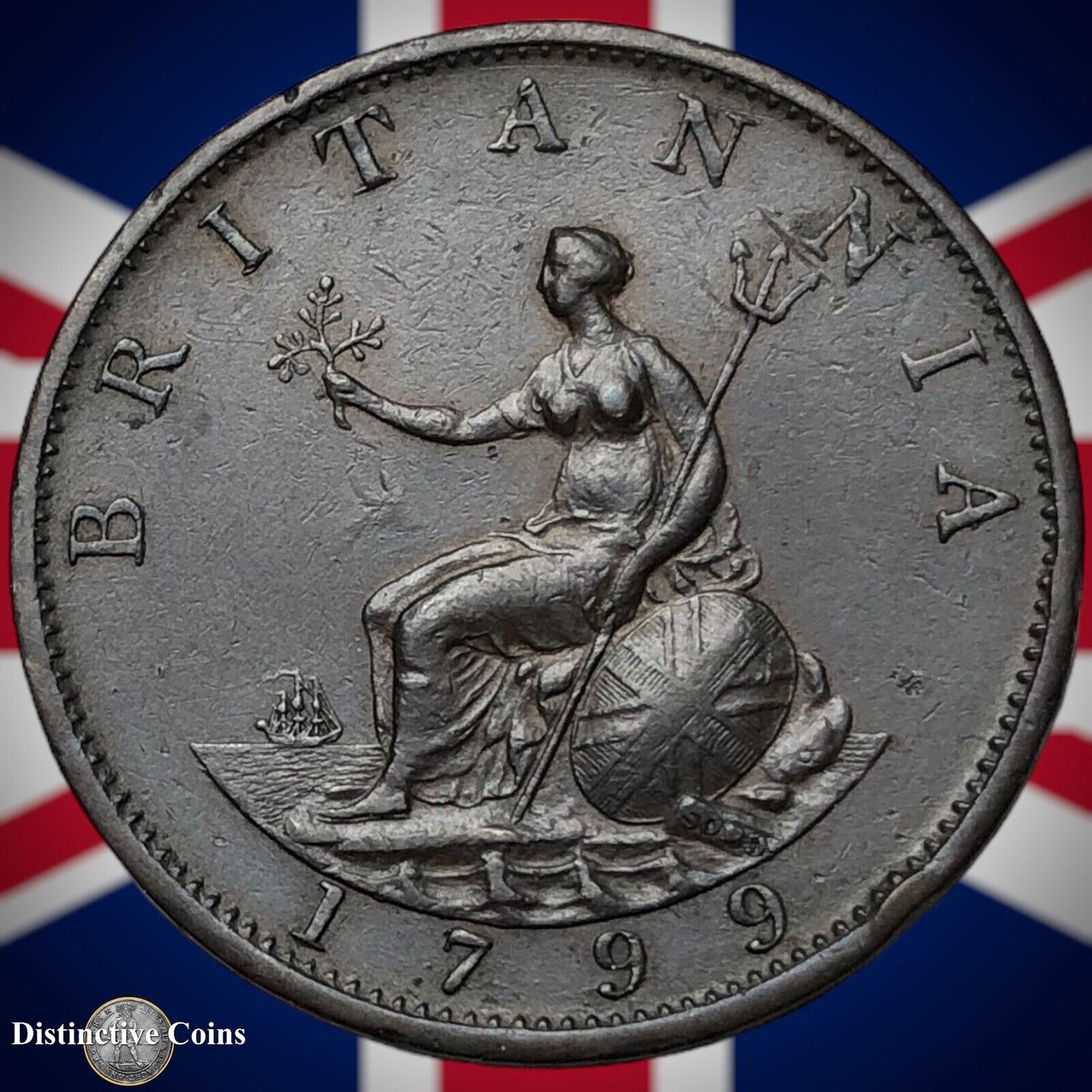 Great Britain 1799 Half Penny 1/2d GB5131