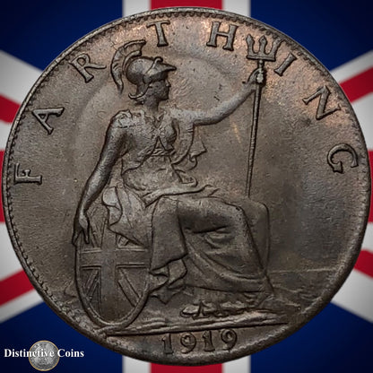 Great Britain 1919 Farthing 1/4d GB4730