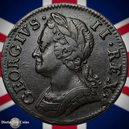 Great Britain 1754 Farthing 1/4d GB3182