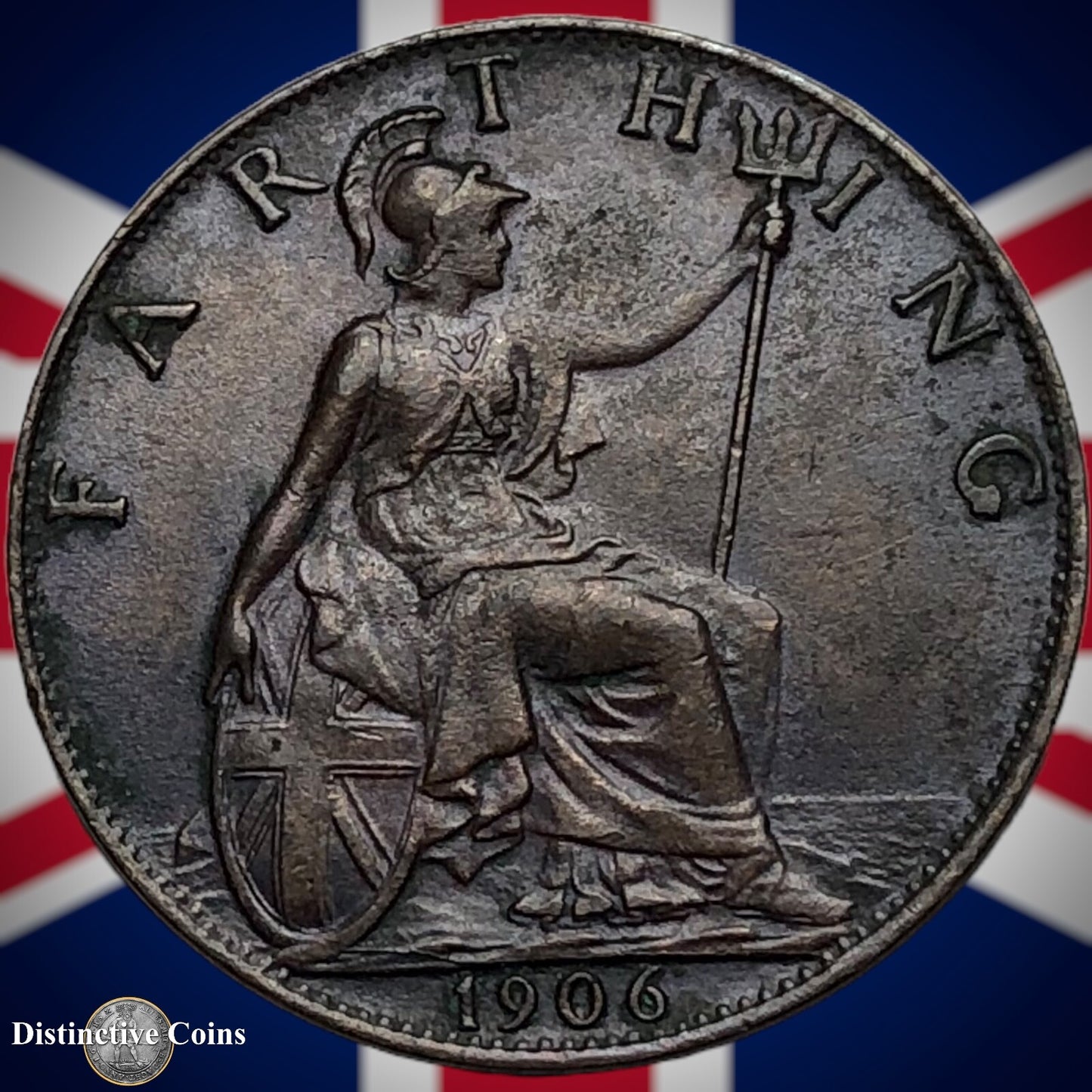 Great Britain 1906 Farthing 1/4d GB4596