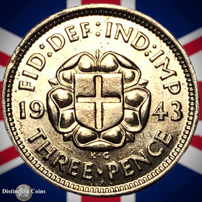 Great Britain 1943 Three Pence GB2354