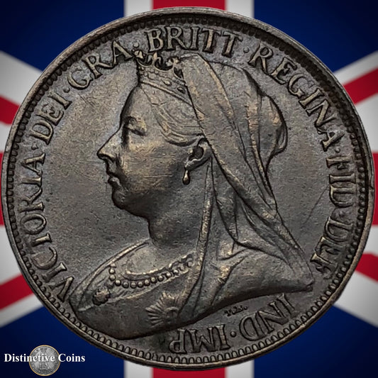 Great Britain 1899 Farthing 1/4d GB4462