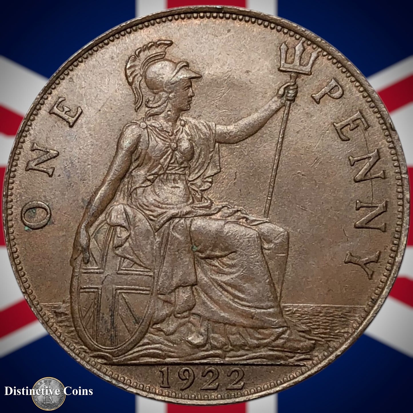 Great Britain 1922 Penny 1d GB7012