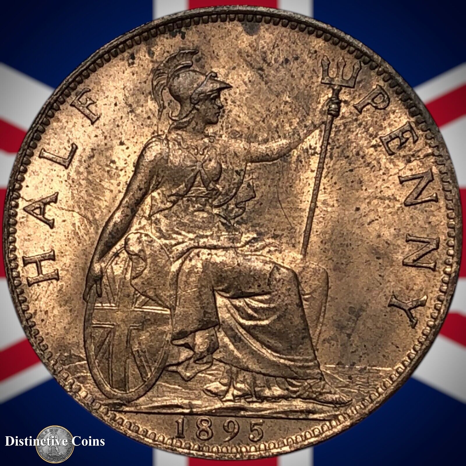 Great Britain 1895 Half Penny 1/2d GB5720