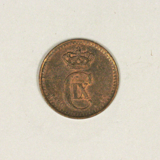 Denmark 1880 1 Ore