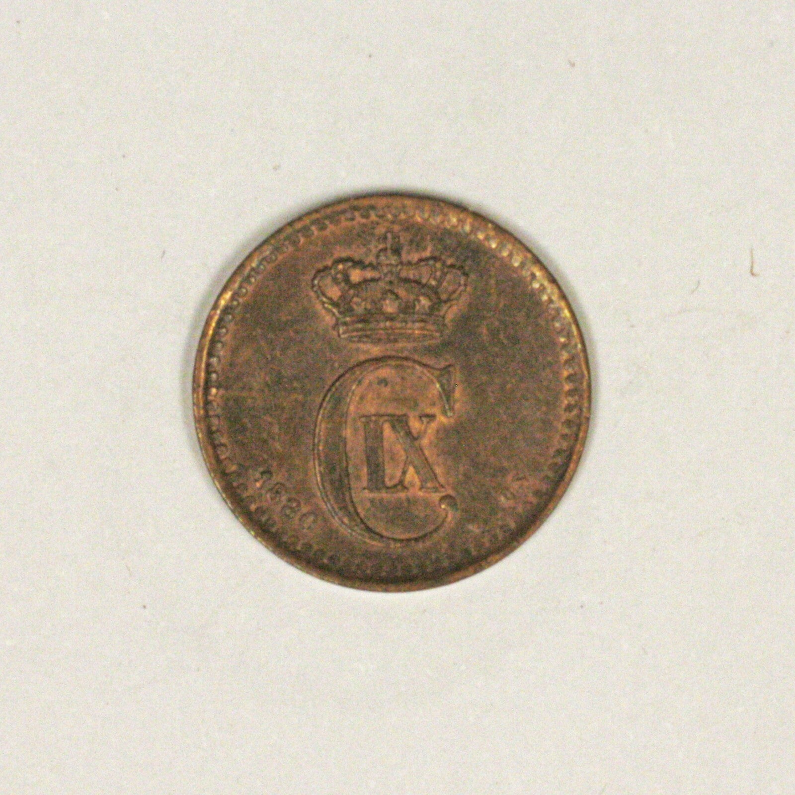 Denmark 1880 1 Ore