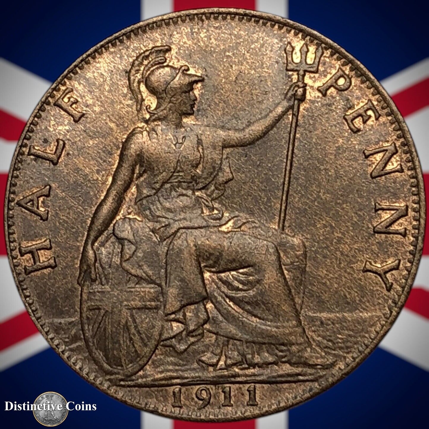 Great Britain 1911 Half Penny 1/2d GB5831