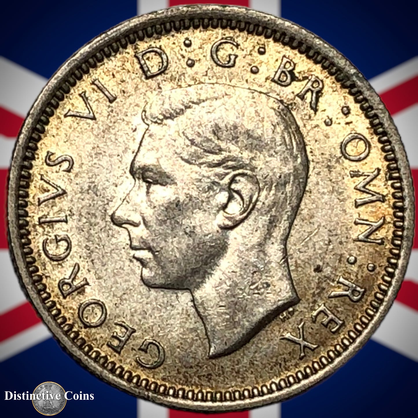 Great Britain 1944 Six Pence GB1747