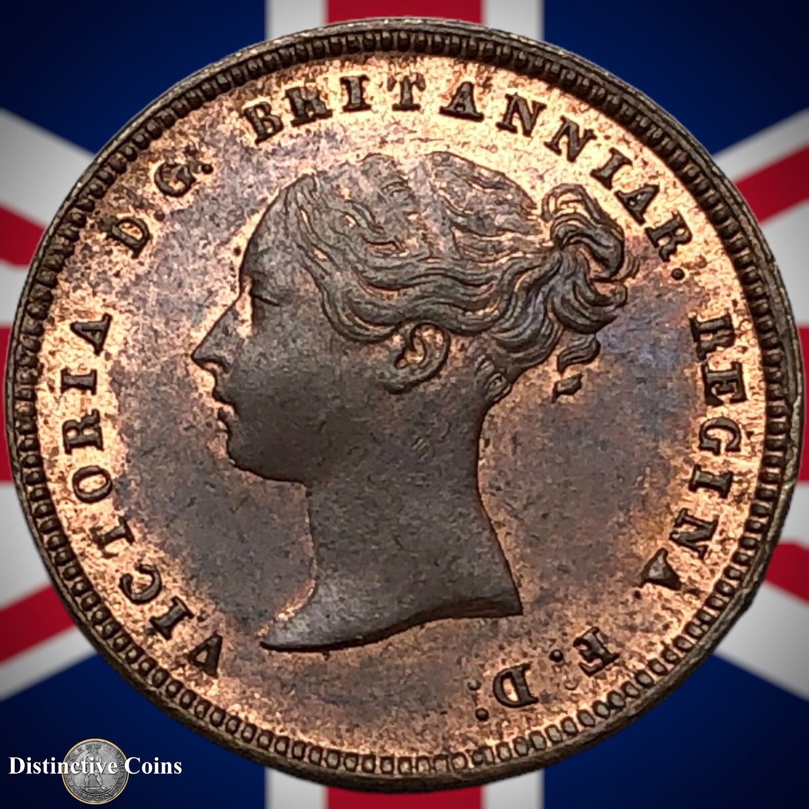 Great Britain 1844 Half Farthing 1/2 Penny GB3124