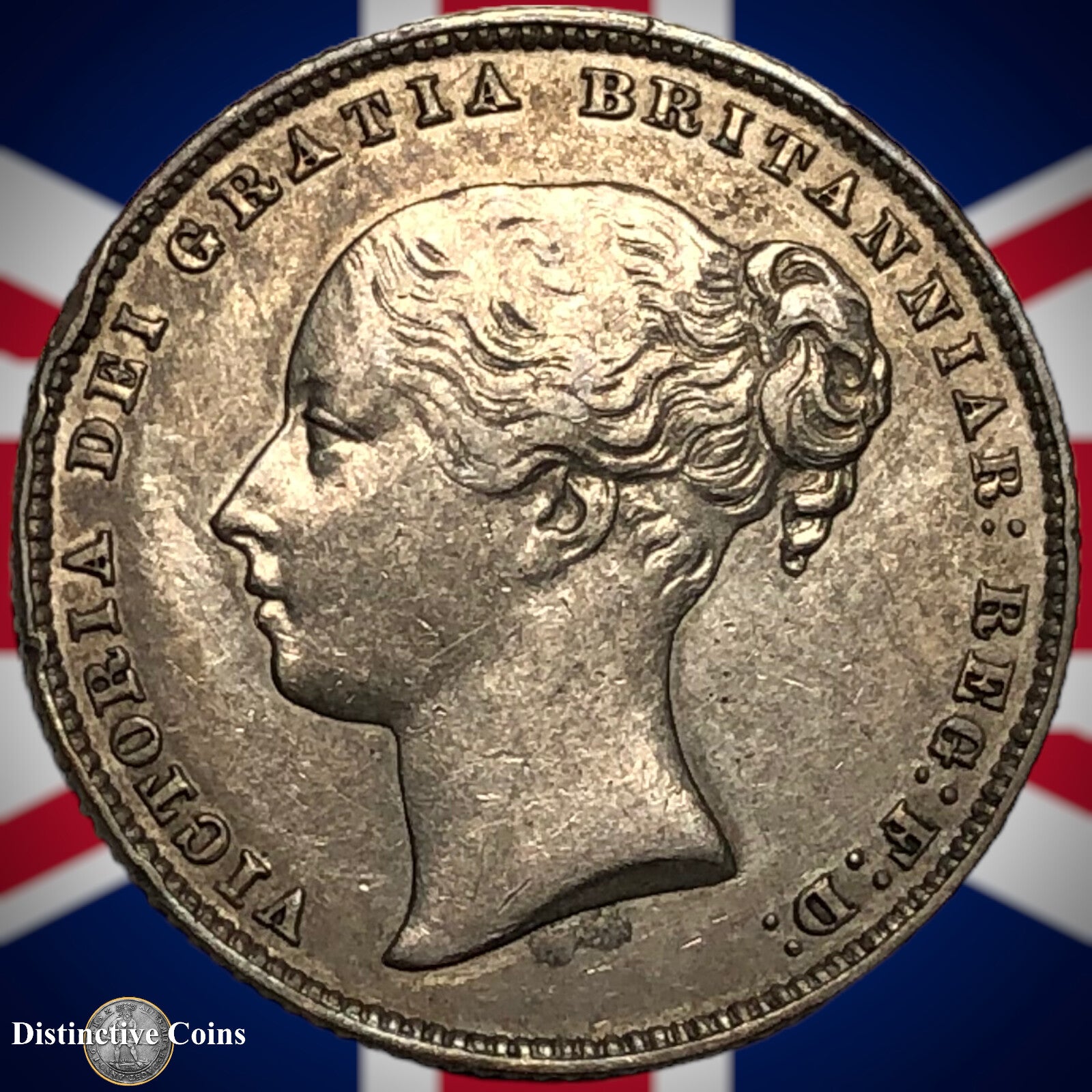 Great Britain 1861 British One Shilling GB0262