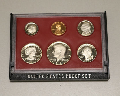 US 1981 Proof Set Type 2  B331