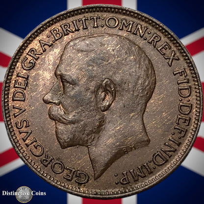 Great Britain 1922 Farthing 1/4d GB4763
