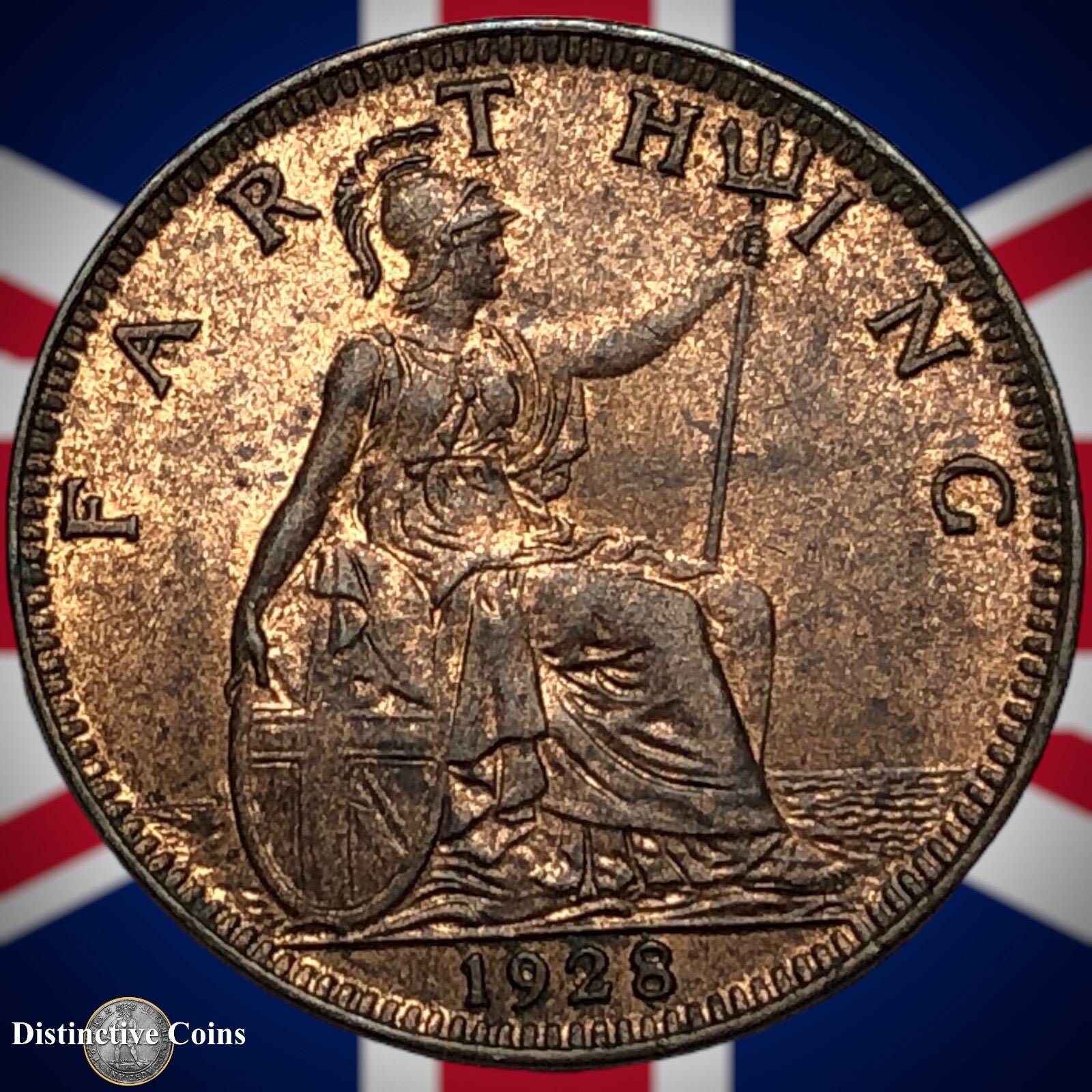 Great Britain 1928 Farthing 1/4d GB4866