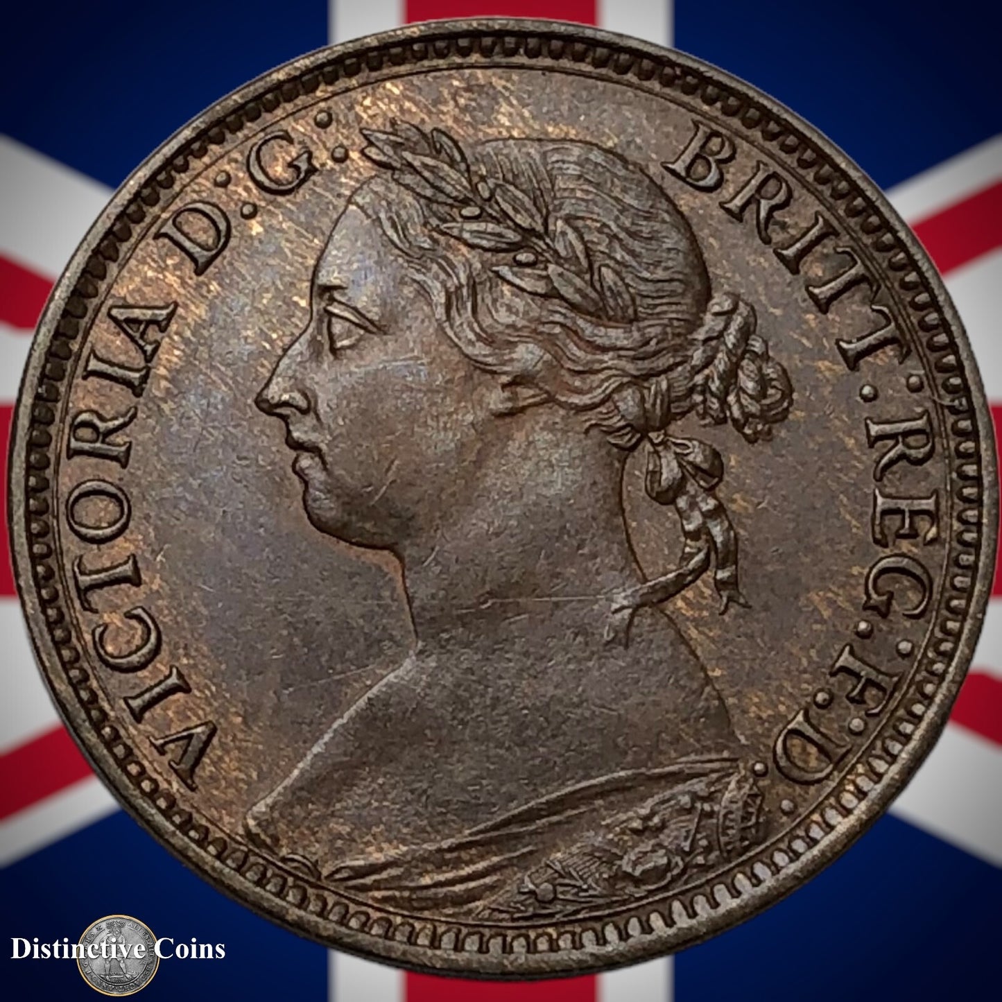 Great Britain 1884 Farthing 1/4d GB4133