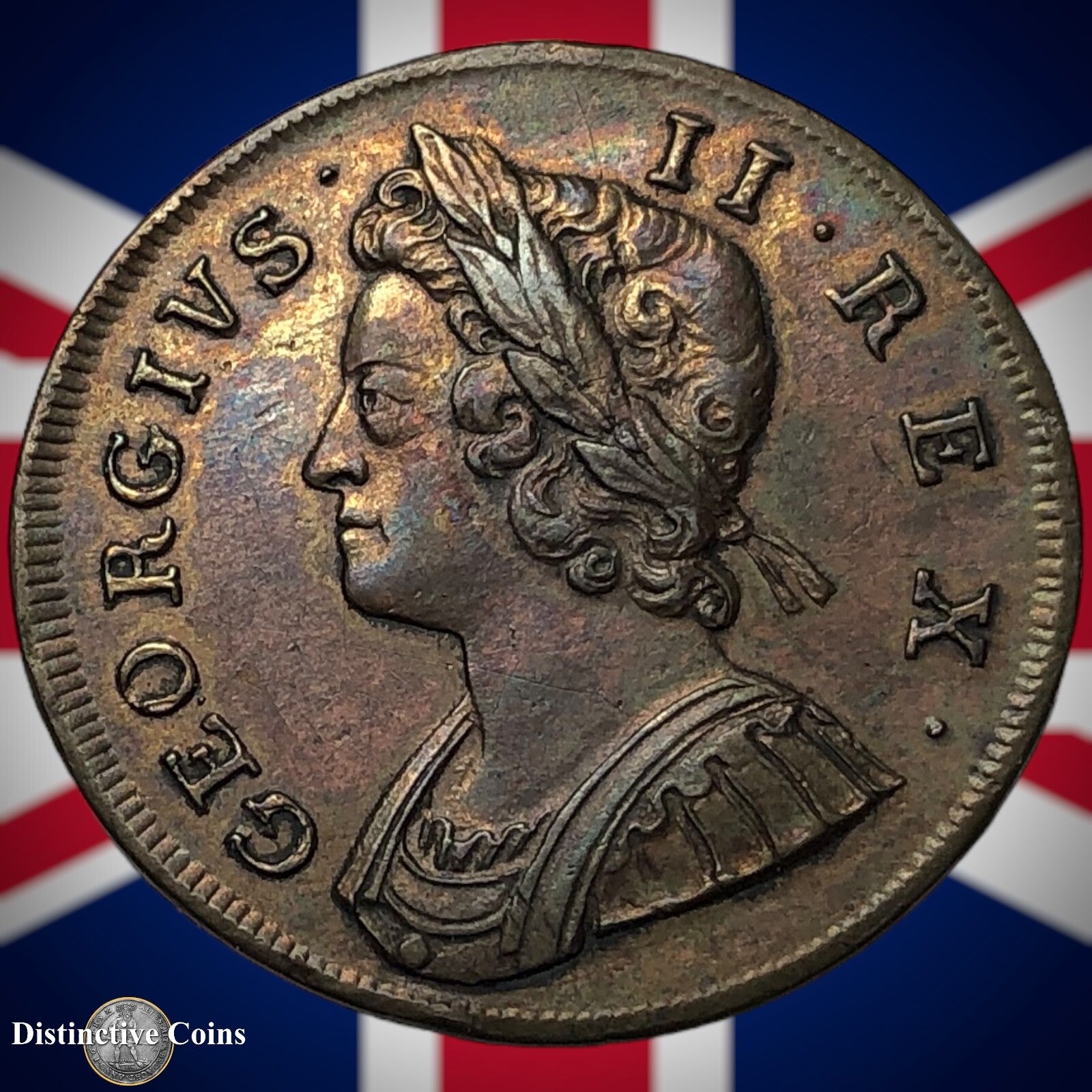 Great Britain 1739 Half Penny 1/2d GB5079