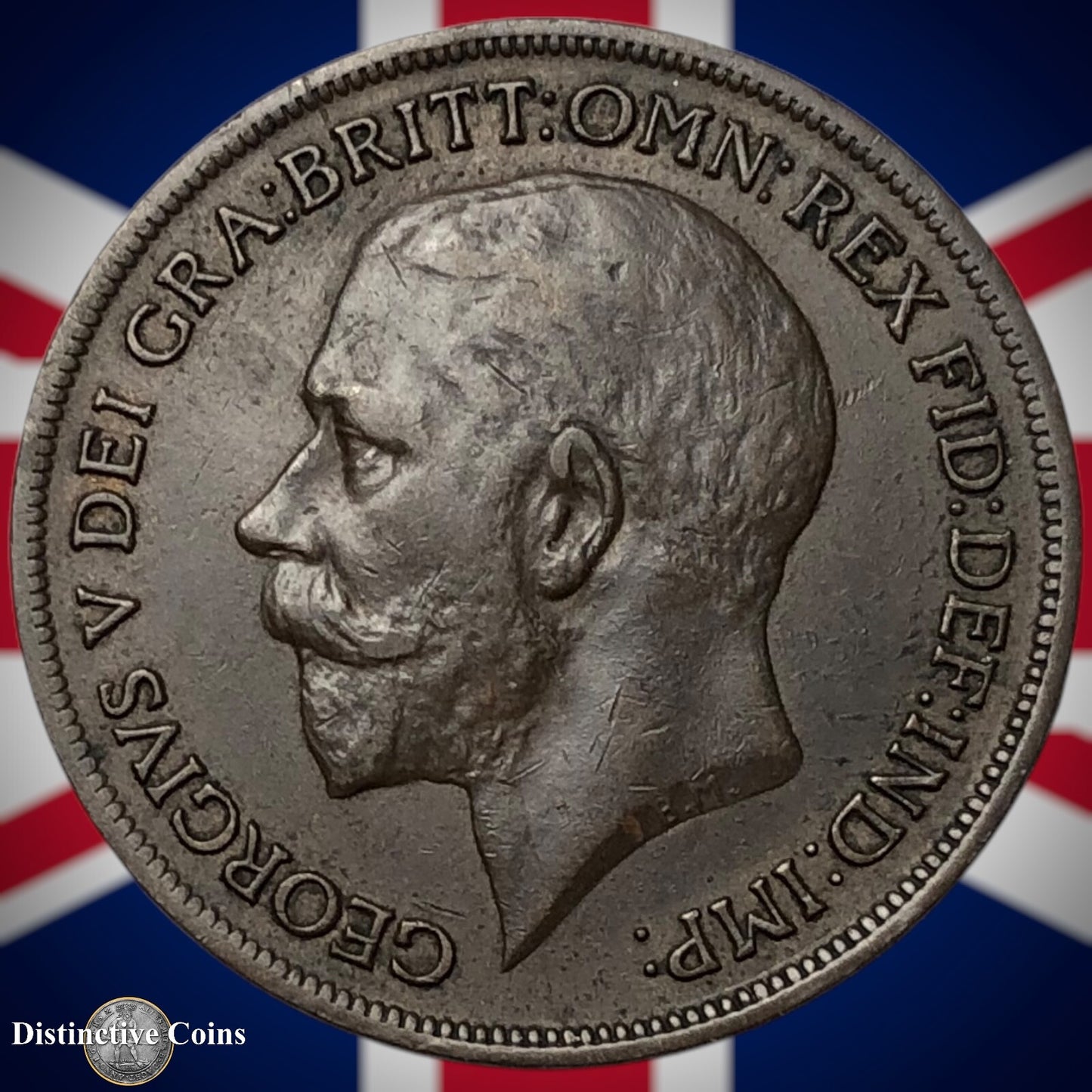 Great Britain 1917 Penny 1d GB6850