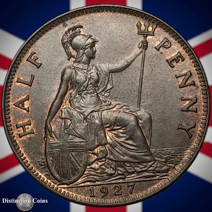 Great Britain 1927 Half Penny 1/2d GB5936