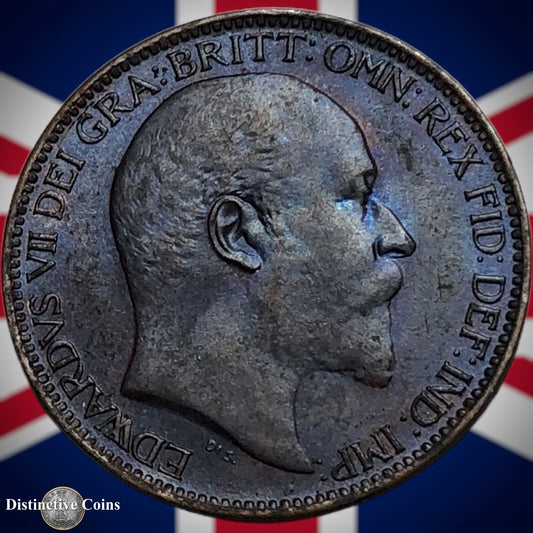 Great Britain 1908 Farthing 1/4d GB4615