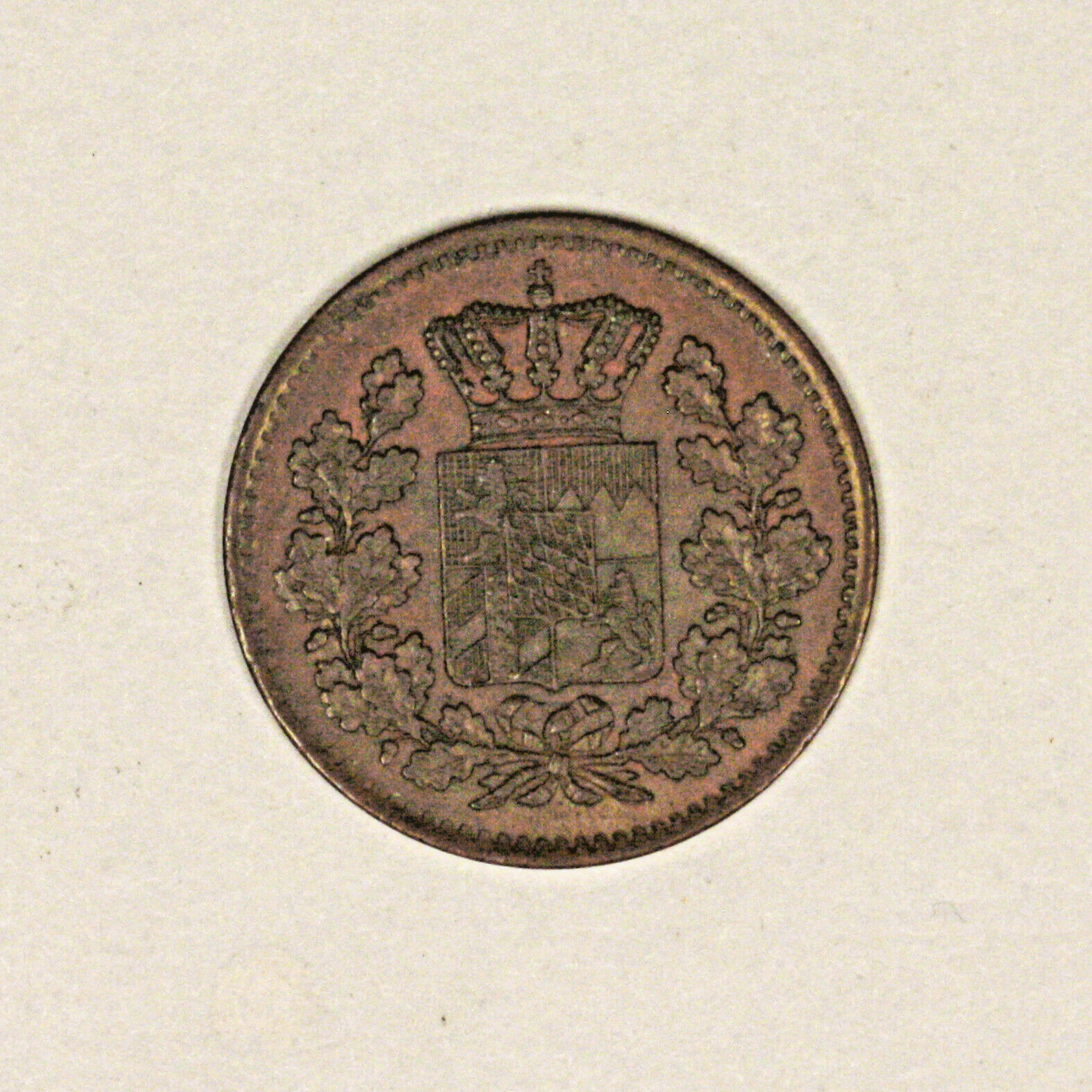 German State Bavaria 1871 1 Pfenning 