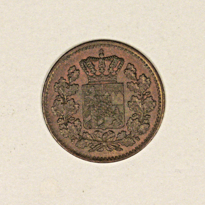 German State Bavaria 1871 1 Pfenning 