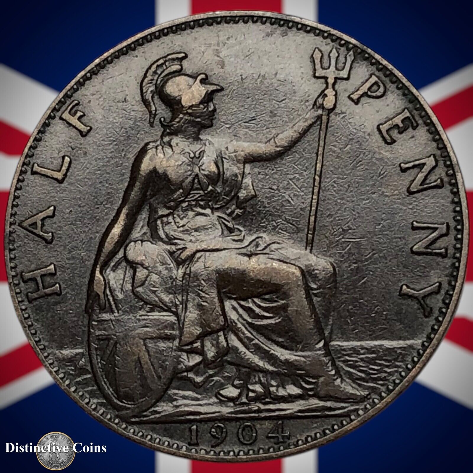 Great Britain 1904 Half Penny 1/2d GB5800