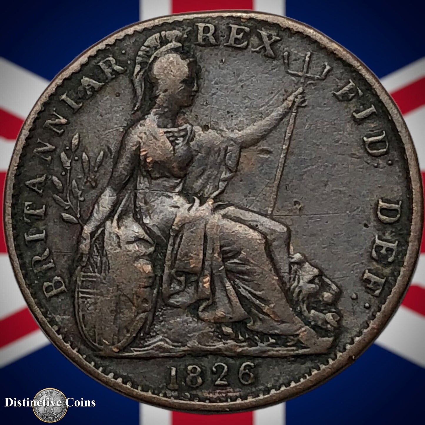 Great Britain 1826 Farthing 1/4d GB3312