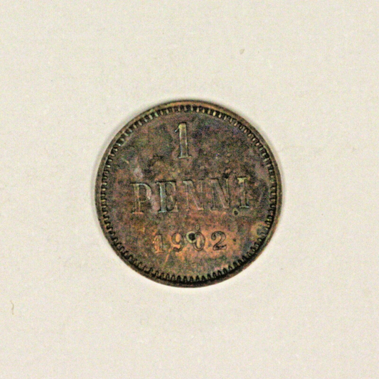 Finland 1902 1 Penni  NICE GRADE
