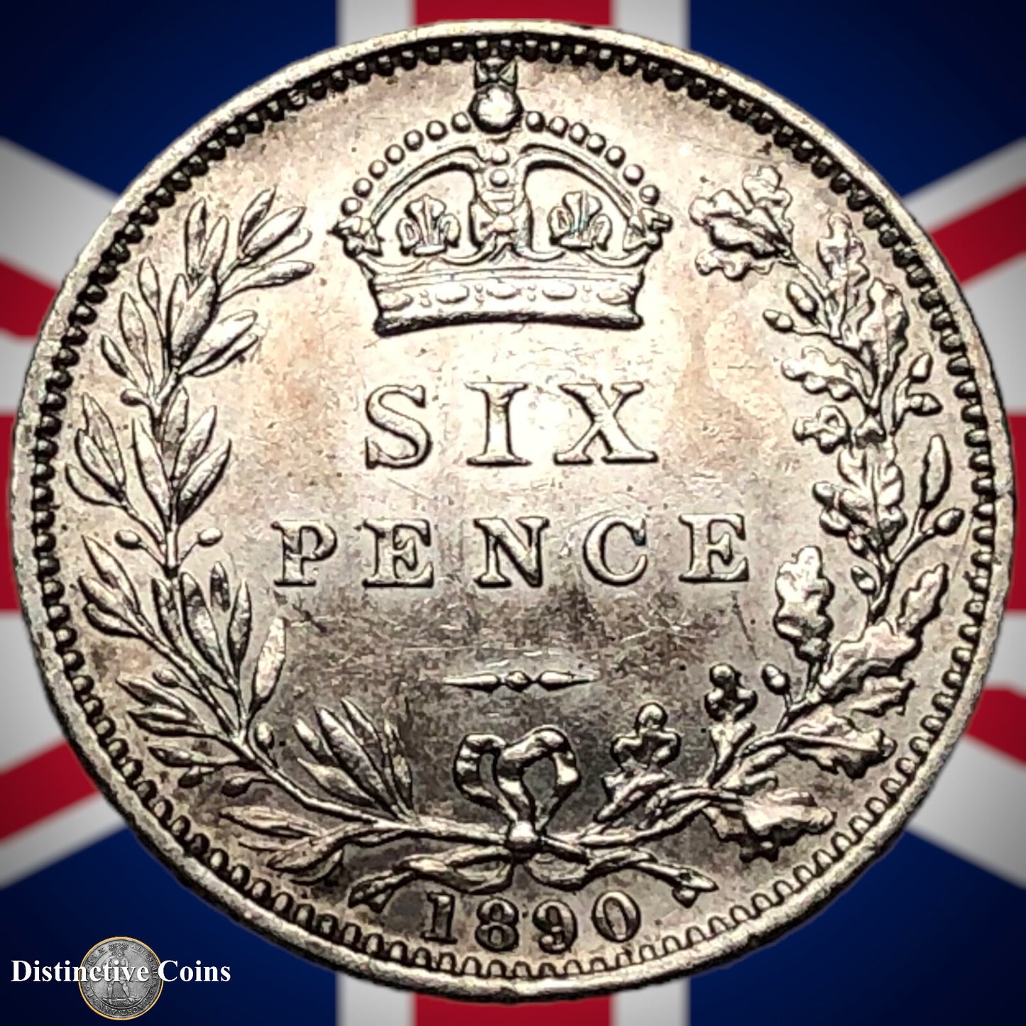 Great Britain 1890 Six Pence GB2745