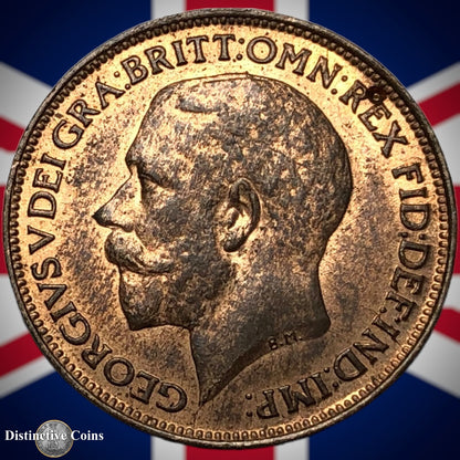 Great Britain 1921 Farthing 1/4d GB4744