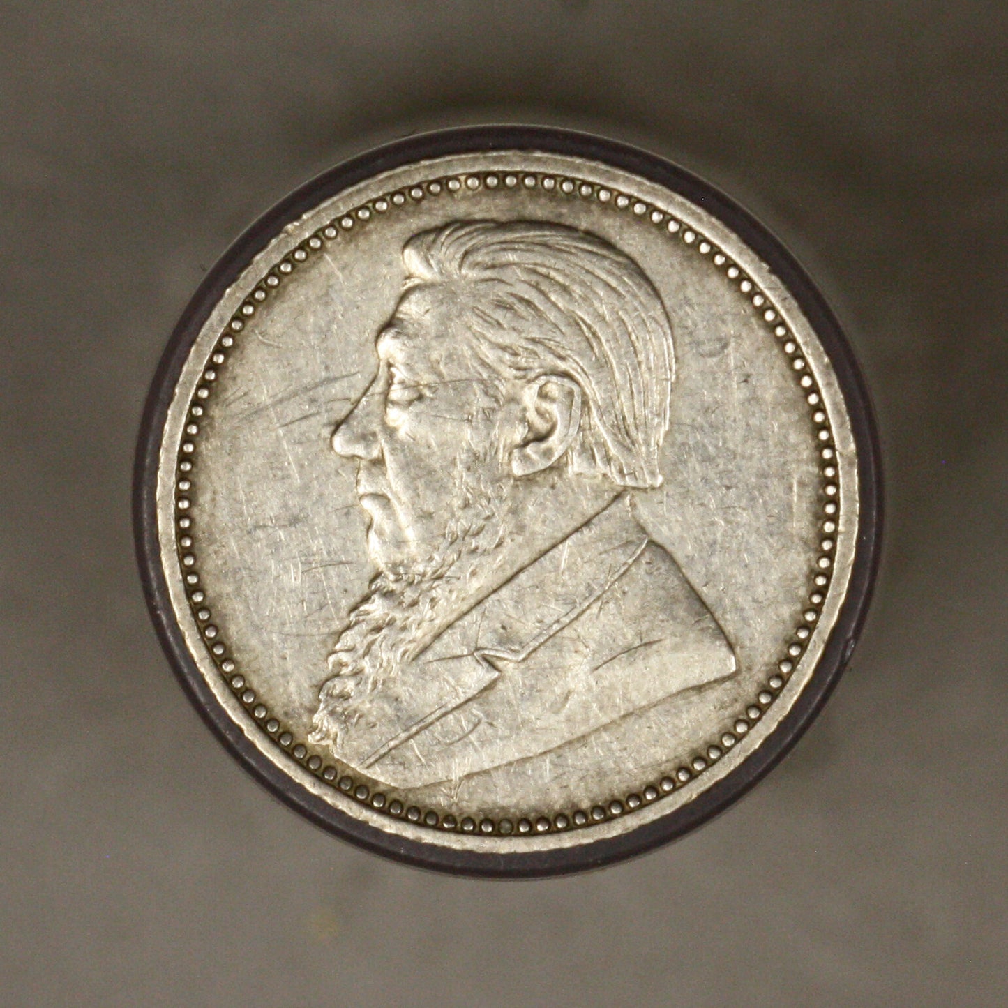 South Africa 1892 6 Pence XF rough 