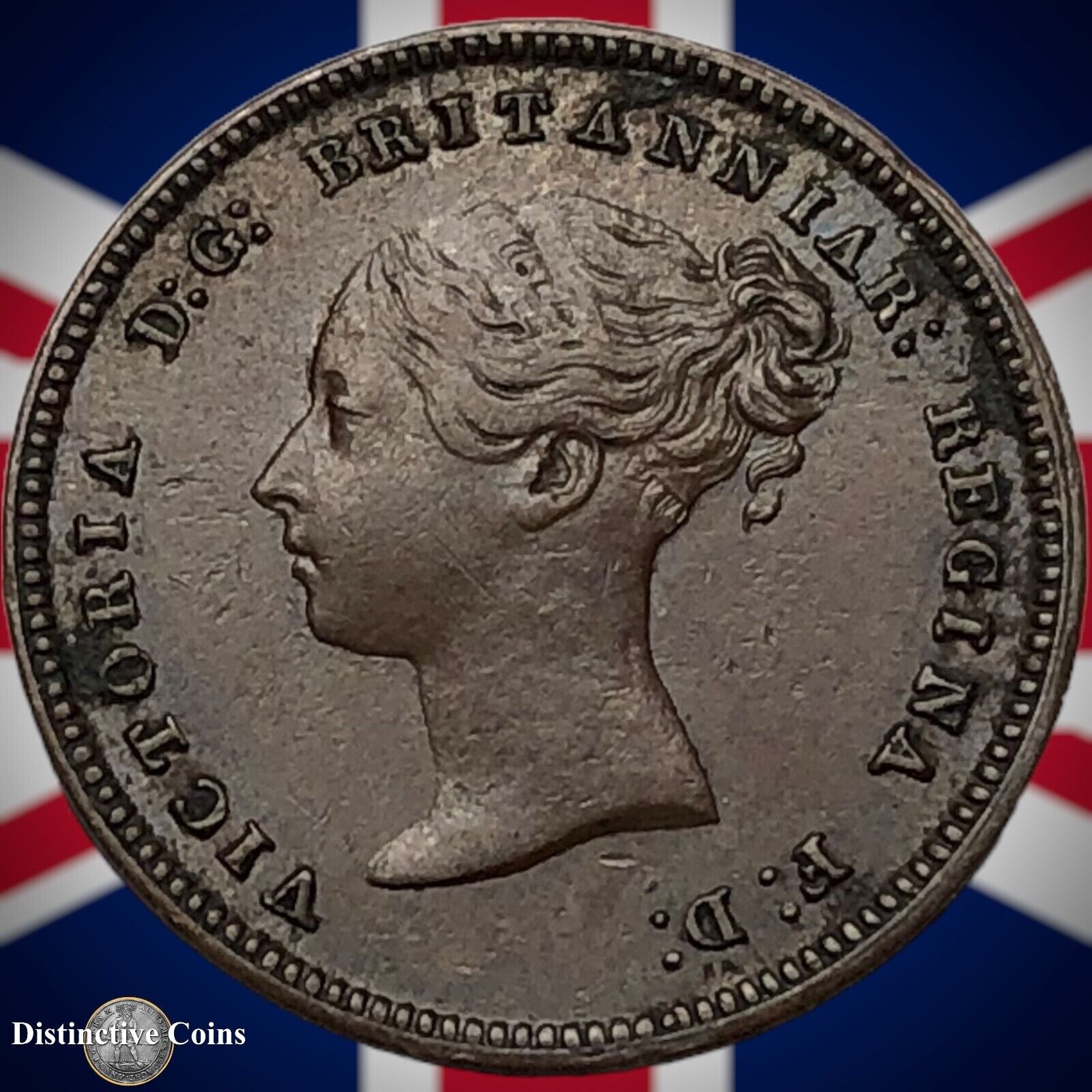 Great Britain 1844 Half Farthing 1/2 Penny GB3091