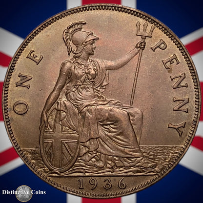 Great Britain 1936 Penny 1d GB7206