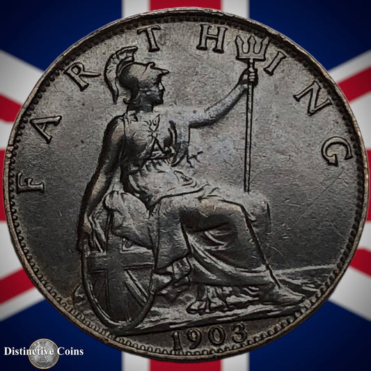 Great Britain 1903 Farthing 1/4d GB4534