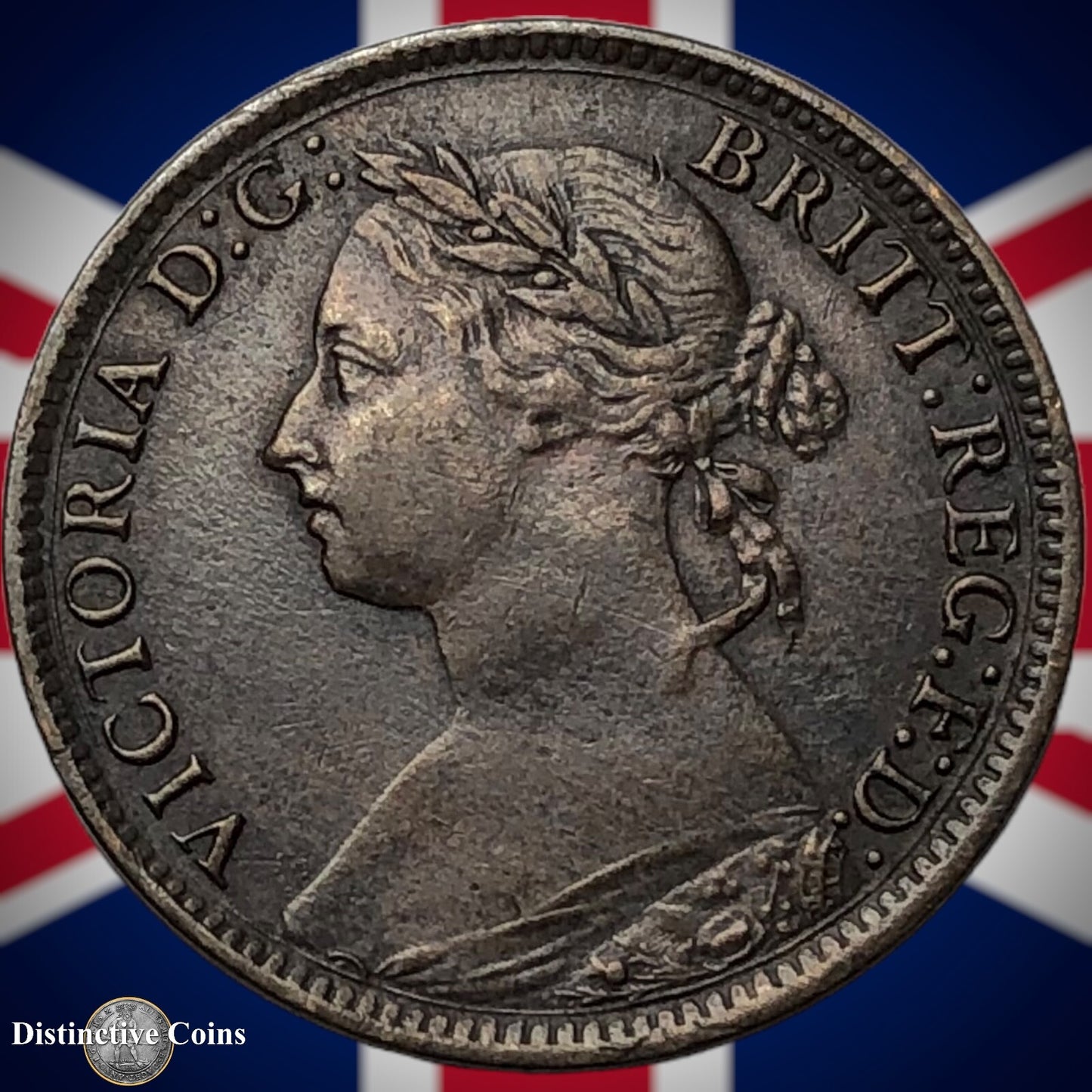 Great Britain 1891 Farthing 1/4d GB4306