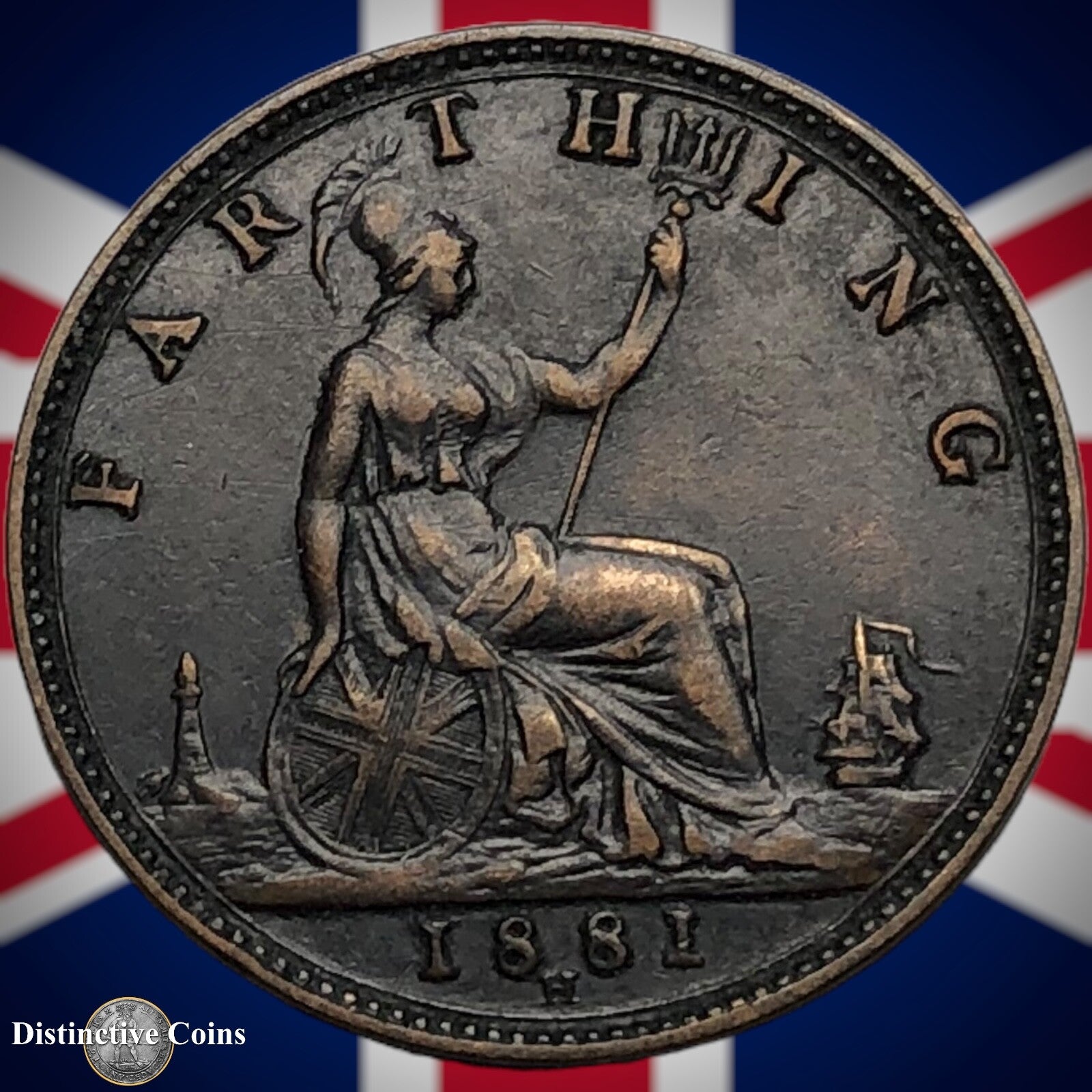 Great Britain 1881 H Farthing 1/4d GB3911