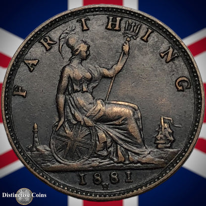 Great Britain 1881 H Farthing 1/4d GB3911