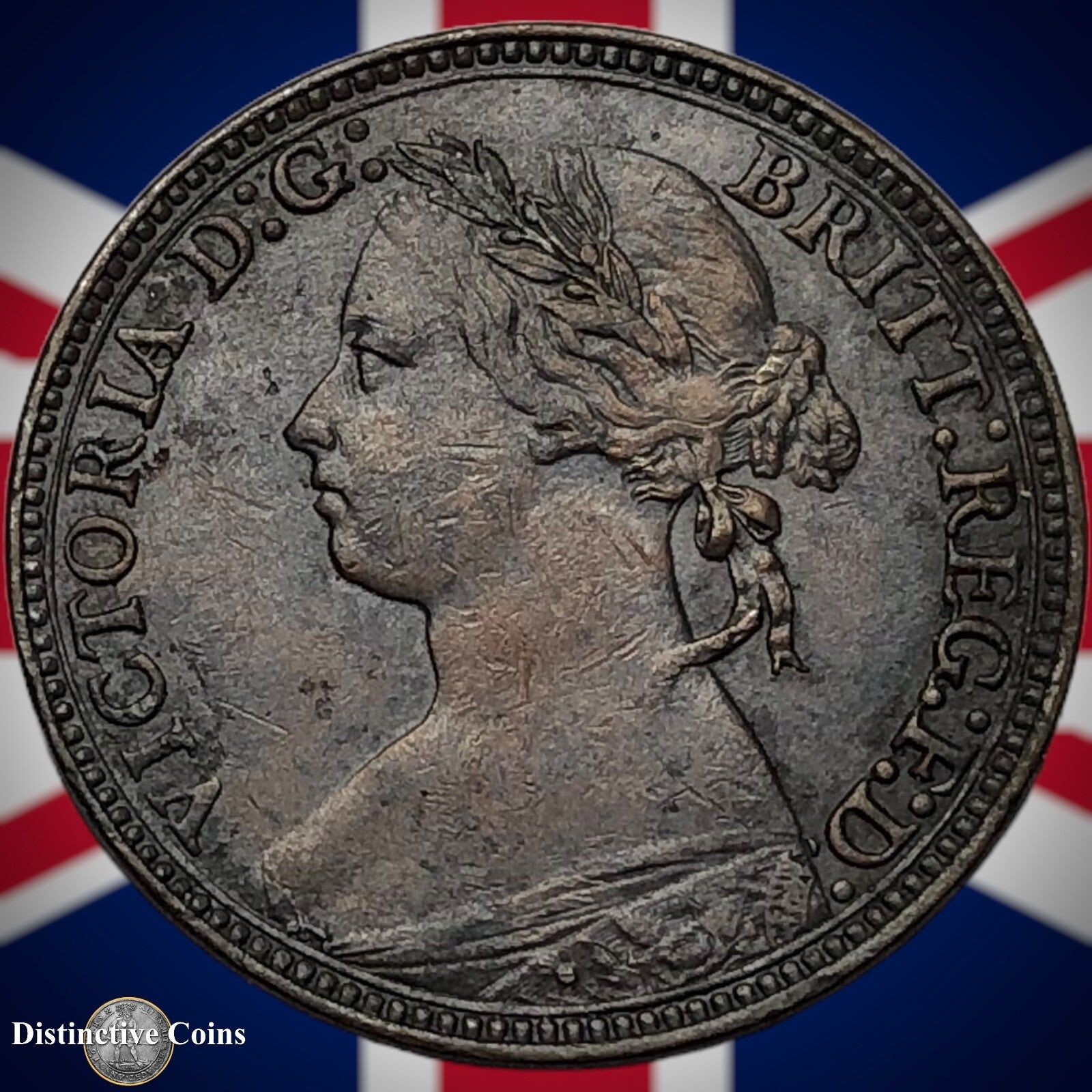 Great Britain 1880 Farthing 1/4d GB3841