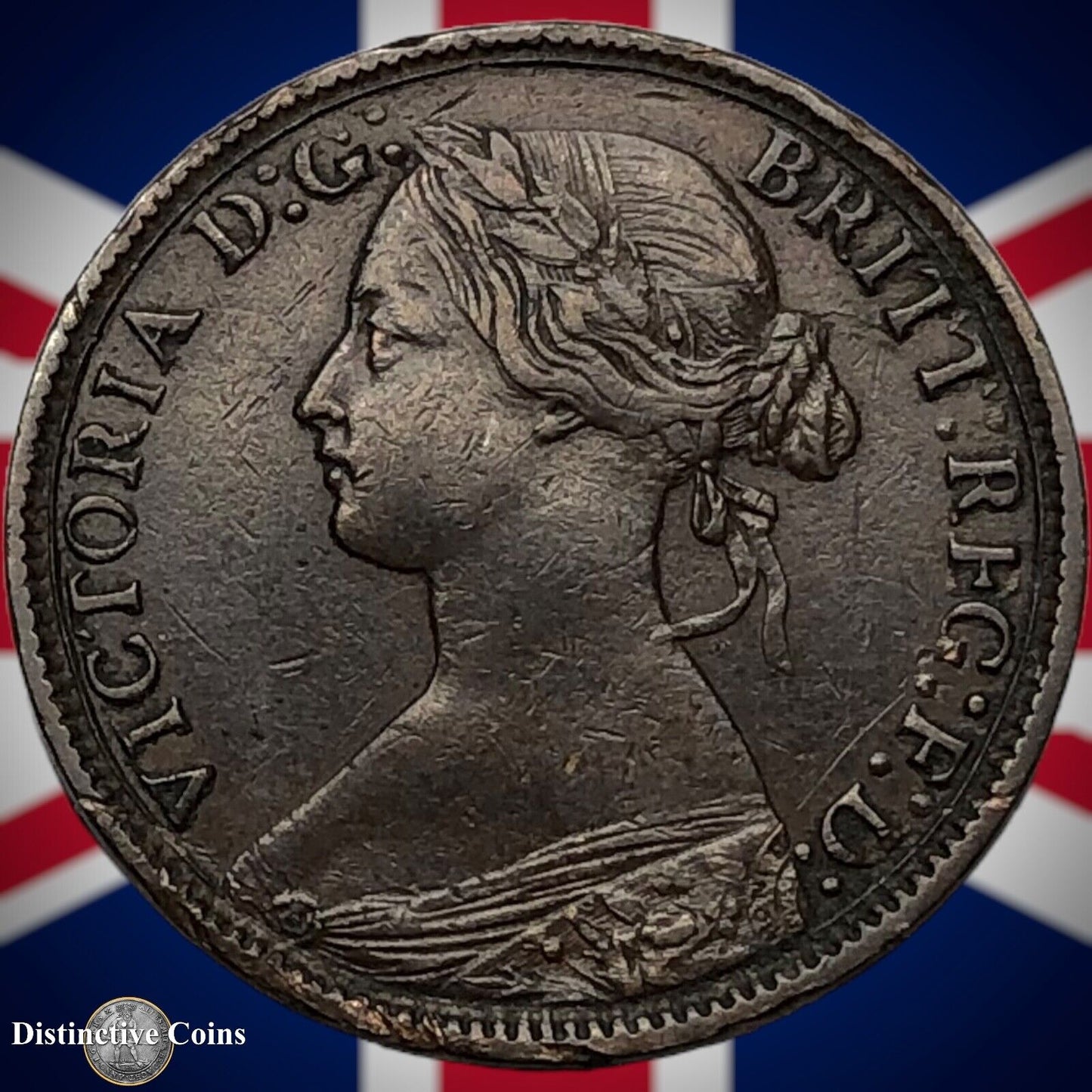 Great Britain 1872 Farthing 1/4d GB3658