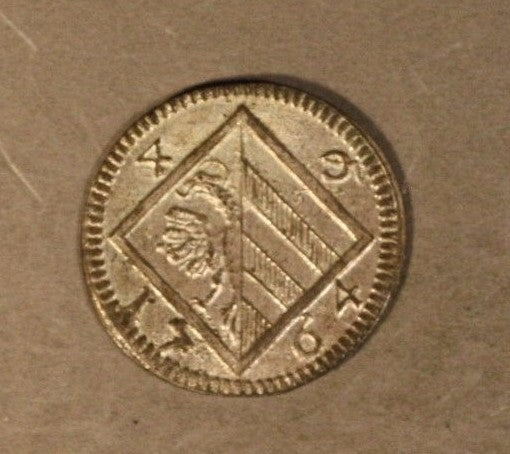 1764 German State Nurnberg 4 Pfennig High Grade Silver